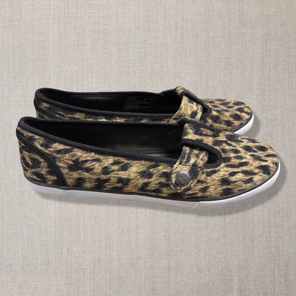 Vintage Y2K Sugar Kasper Leopard Mary Jane Sneakers Women’s 7.5 Cheetah